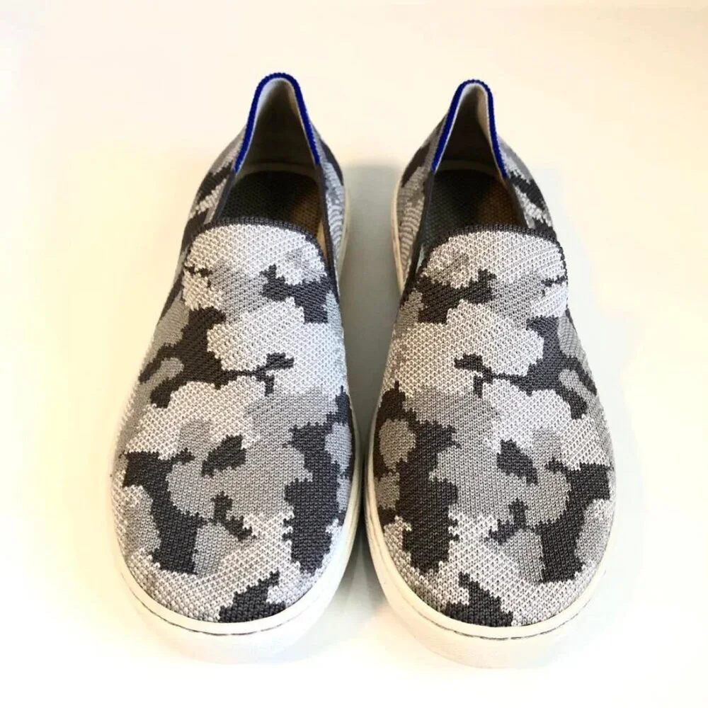 ROTHY'S The Kids Sneaker Slip-on Grey Camo 3